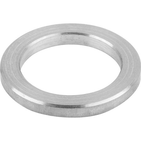 Round Spacer, Bright Stainless Steel, 5 Mm Overall Lg, 12 Mm Inside Dia